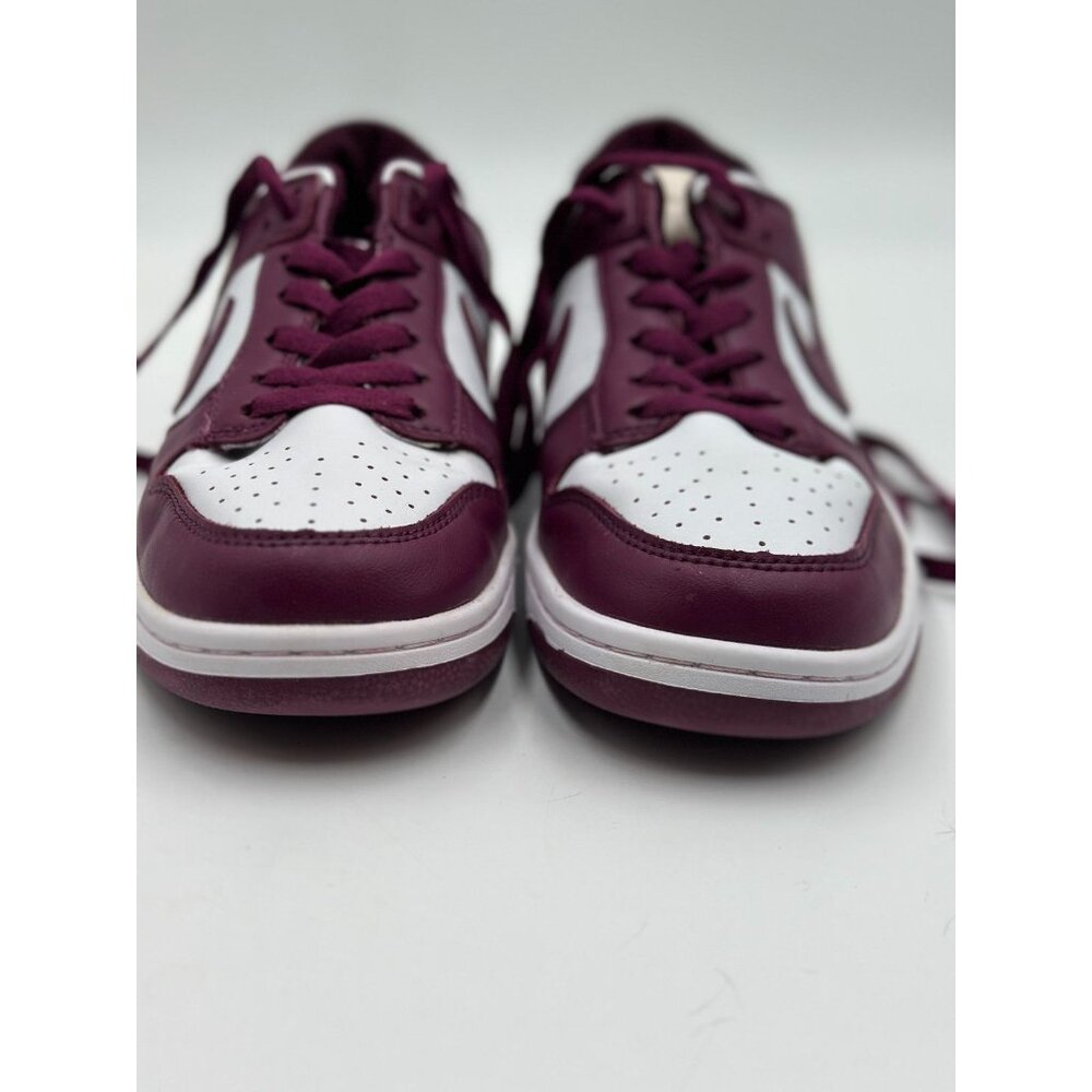 Nike Dunk Low Team Red White Leather DD1503-108 Size 8.5 - Picture 10 of 12